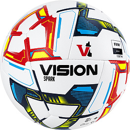 Мяч футб. VISION Spark, F321045, р.5, FIFA Basiс, 24 пан, ПУ.слой, гибрид. сшив., мультиколор