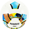 СЦ*Мяч футб. TORRES Pro, F320015, р.5, 14 панел. PU, 4 подкл. слоя, ручная сшивка, бело-золот-черн